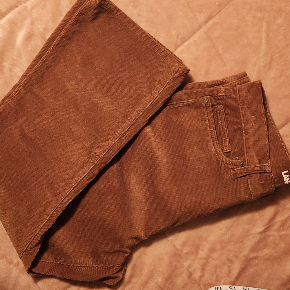 Lands End Brown Corduroy Pants